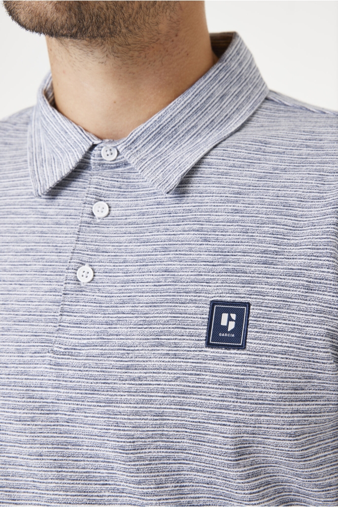 POLO E51222 2034 STRIPE BLUE